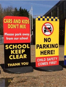Child Friendly Pavement Safety Signs